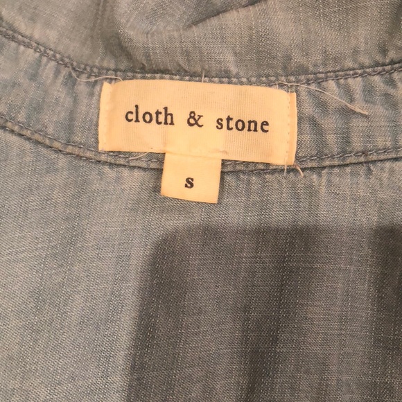 Denim Sleeveless top, Sz S - Picture 8 of 8